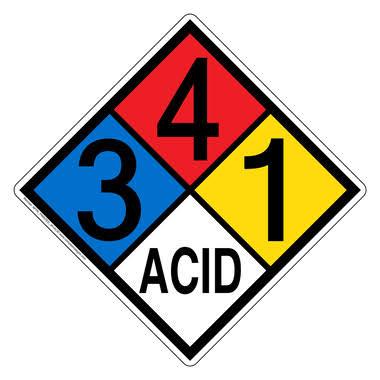 NFPA Diamond for hazardous materials